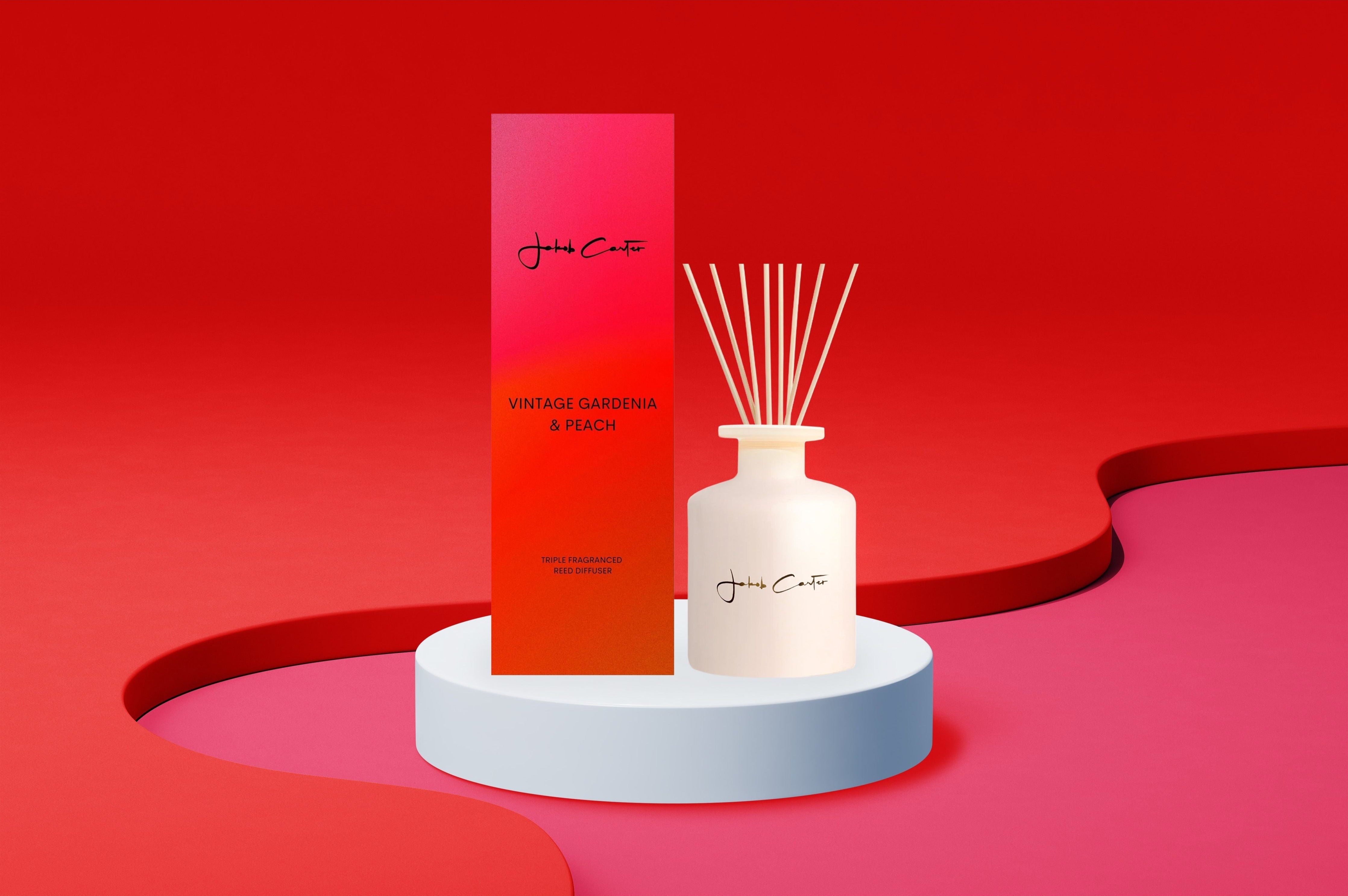 VINTAGE GARDENIA & PEACH REED DIFFUSER